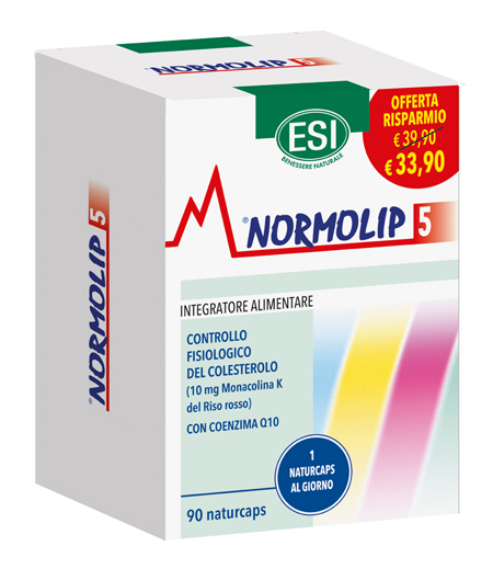 ESI NORMOLIP 5 90 NATURCAPS TAGLIO PREZZO - Farmastop