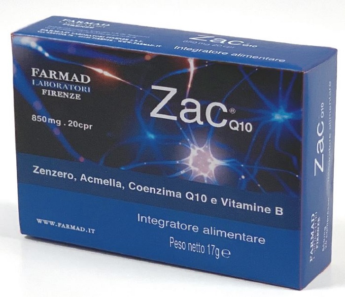 ZAC Q10 20 COMPRESSE - Farmastop