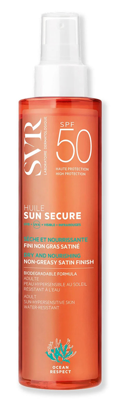 SUN SECURE HUILE SECHE SPF50+ NUOVA FORMULA 200 ML - Farmastop