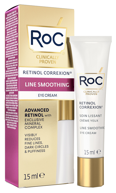 ROC RETINOL CORREXION LINE SMOOTHING CREMA OCCHI 15 ML - Farmastop