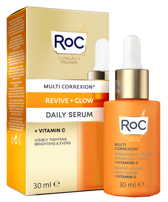 ROC MULTI CORREXION REVIVE + GLOW SIERO VISO 30 ML - Farmastop