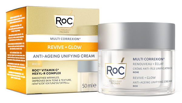 ROC MULTI CORREXION REVIVE + GLOW CREMA VISO 50 ML - Farmastop