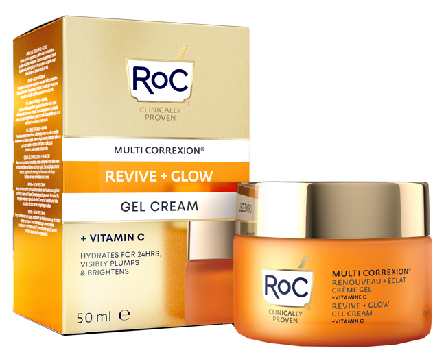 ROC MULTI CORREXION REVIVE + GLOW CREMA VISO GEL 50 ML - Farmastop