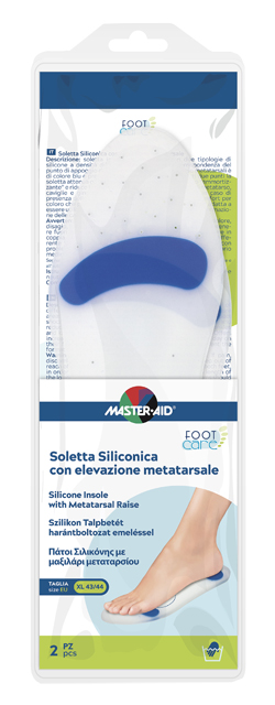 SOLETTA SILICONICA MASTER-AID FOOTCARE XL 43-44 METATARSO I7 - Farmastop