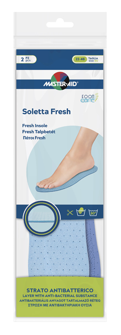 MASTER-AID FOOTCARE SOLETTA FRESH RITAGLIABILE 2 PEZZI I2 - Farmastop