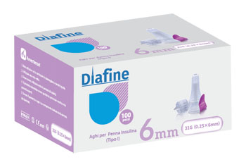 AGO PUNGIDITO PER INSULINA DIAFINE 31GX6MM 100 PEZZI - Farmastop