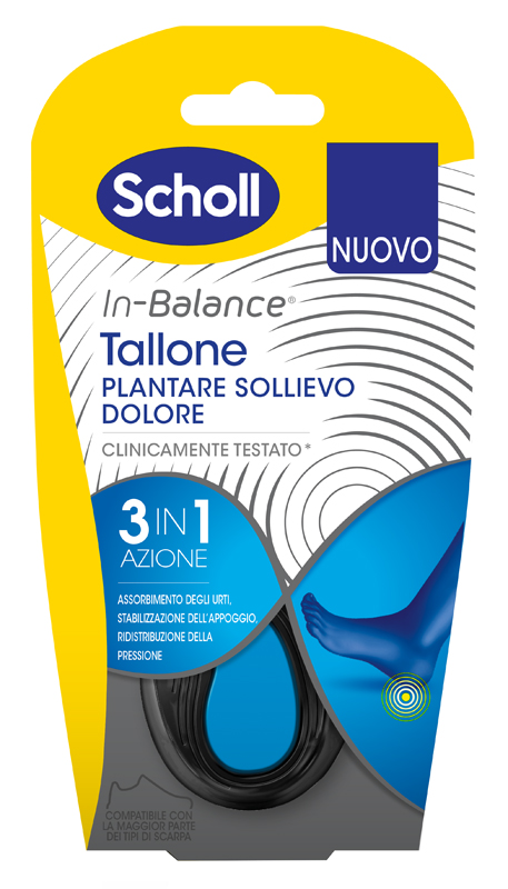 SCHOLL PLANTARE TALLONE L 2 PEZZI - Farmastop