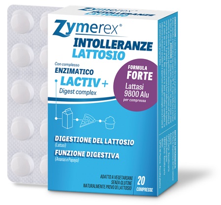 ZYMEREX INTOLLERANZE 20 COMPRESSE - Farmastop