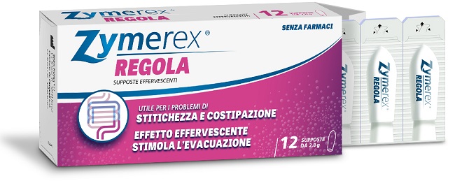 ZYMEREX REGOLA SUPPOSTE 12 PEZZI - Farmastop