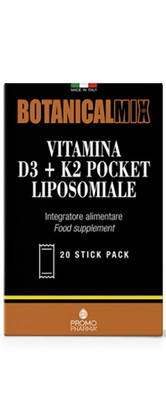 VITAMINA D3 + K2 POCKET BOTANICAL MIX 30 STICK - Farmastop