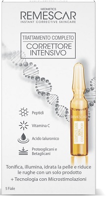 REMESCAR TRATTAMENTO COMPLETO CORRETTORE INTENSIVO 5 FIALE X 2 ML - Farmastop