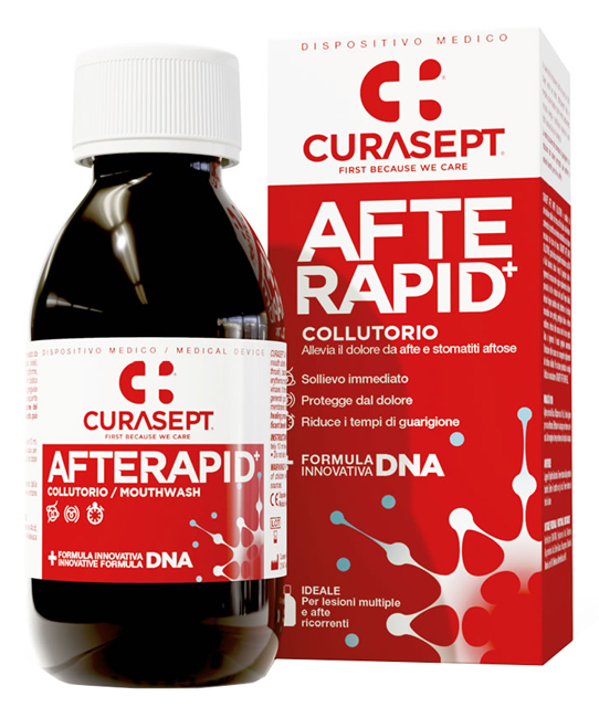 CURASEPT COLLUTORIO AFTE RAPID DNA 125 ML - Farmastop