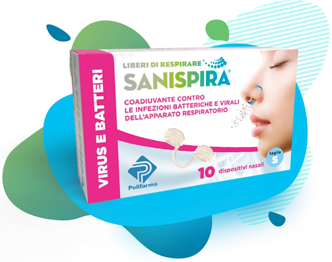 SANISPIRA VISUR & BATTERI FILTRO NASALE SMALL 10 PEZZI - Farmastop
