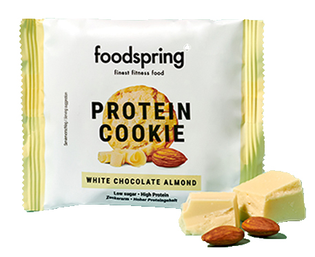 PROTEIN COOKIE CIOCCOLATO BIANCO E MANDORLA 50 G - Farmastop