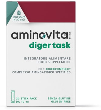 AMINOVITA PLUS DIGER TASK 20 STICK DA 10ML - Farmastop