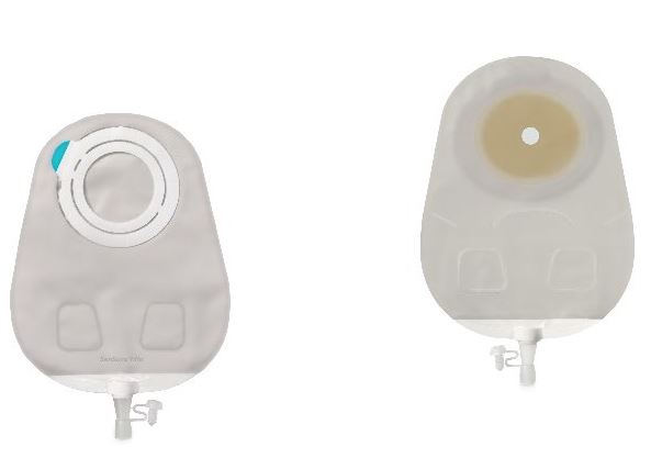 SENSURA MIO FLEX SISTEMA 2 PEZZI CON AGGANCIO ADESIVO SACCA MULTICHAMBER PER UROSTOMIA TRASPARENTE 35MM DA 550 ML 30 PEZZI - Farmastop