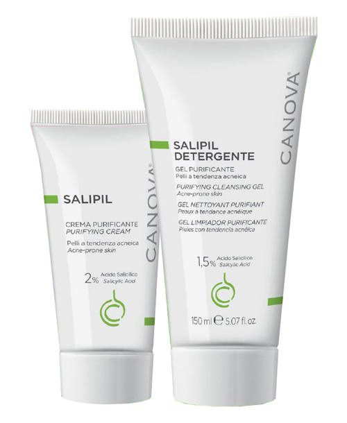 SALIPIL CREMA PURIFICANTE 50 ML + SALIPIL DETERGENTE GEL PURIFICANTE 150 ML IN OMAGGIO - Farmastop