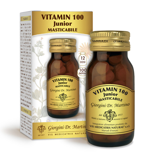 VITAMIN 100 JUNIOR 100 PASTIGLIE - Farmastop