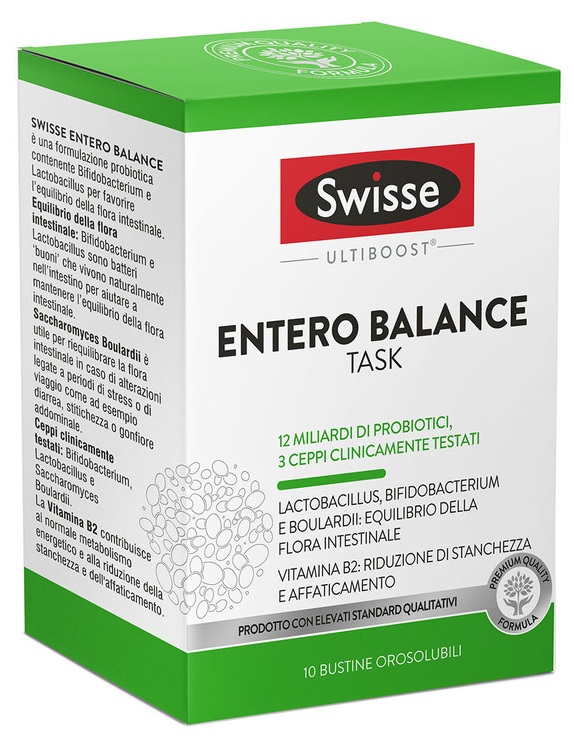 SWISSE ENTERO BALANCE VIAGGIO 10 BUSTINE - Farmastop