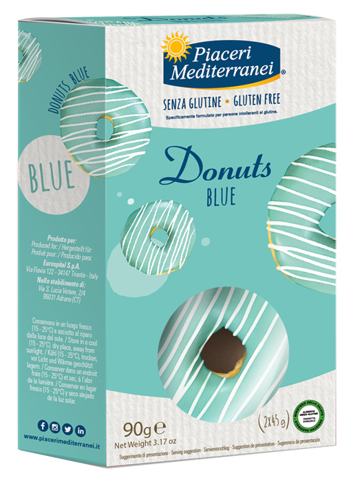PIACERI MEDITERRANEI DONUTS BLUE 90 G - Farmastop