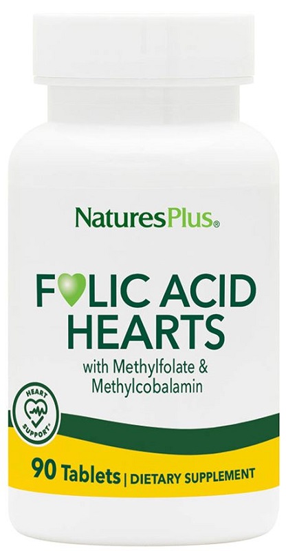FOLIC ACID HEARTS +B6 B12 90 TAVOLETTE - Farmastop