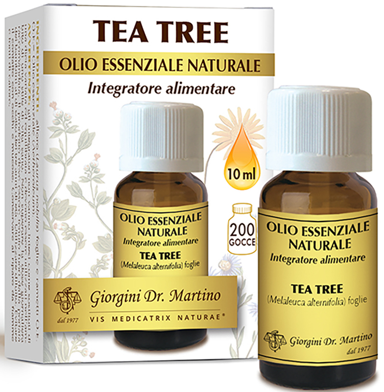 TEA TREE OLIO ESSENZIALE NATURALE 10 ML - Farmastop