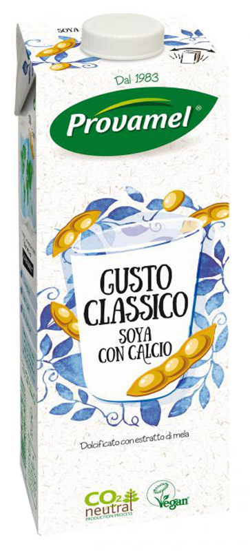 PROVAMEL SOYA DRINK CON CALCIO GUSTO CLASSICO 1 LITRO - Farmastop