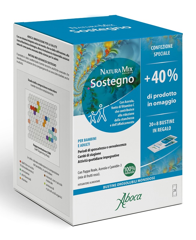 NATURA MIX ADVANCED SOSTEGNO OROSOLUBILE 28 BUSTINE CONFEZIONE SPECIALE - Farmastop
