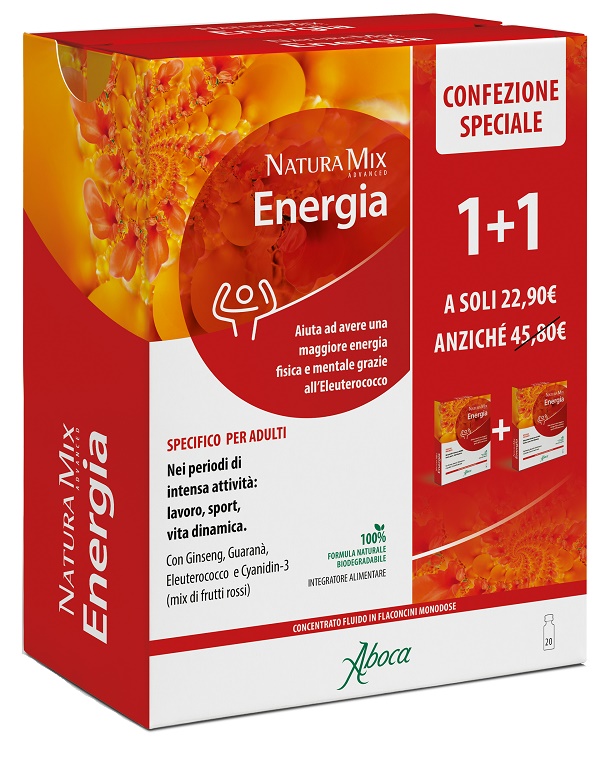 NATURA MIX ADVANCED ENERGIA 10 + 10 FLACONCINI CONFEZIONE SPECIALE - Farmastop