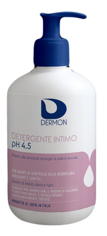 DERMON DETERGENTE INTIMO USO FREQUENTE PH 4,5 500 ML - Farmastop