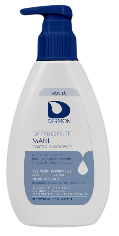 DERMON DETERGENTE MANI CONTROLLO MICROBICO 200 ML - Farmastop