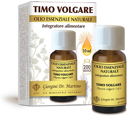 TIMO VOLGARE OLIO ESSENZIALE NATURALE 10 ML - Farmastop