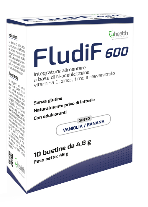 FLUDIF 600 VANIGLIA/BANANA 10 BUSTINE - Farmastop