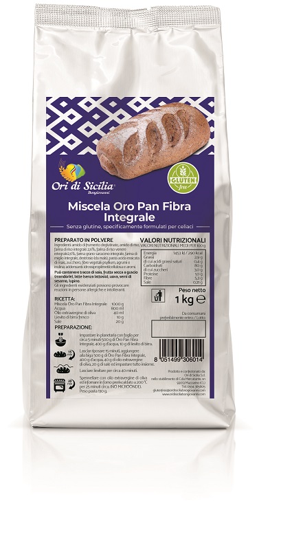 ORI DI SICILIA MIX ORO PAN FIBRA INTEGRALE 1 KG - Farmastop