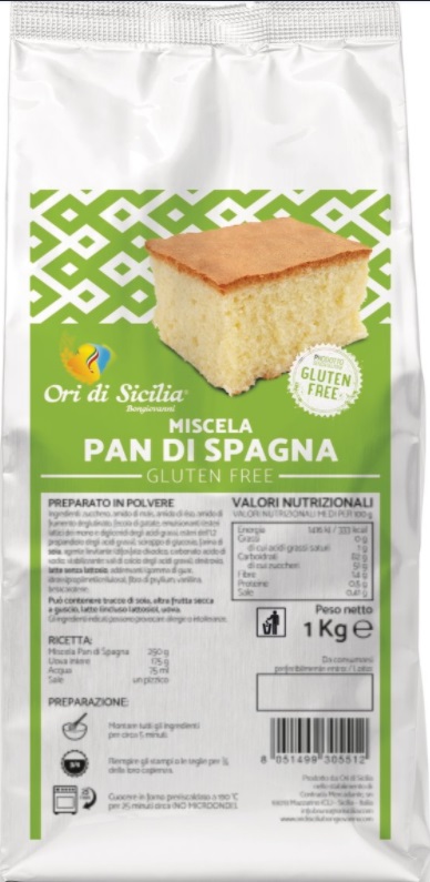 ORI DI SICILIA MIX ORO PAN DI SPAGNA 1 KG - Farmastop