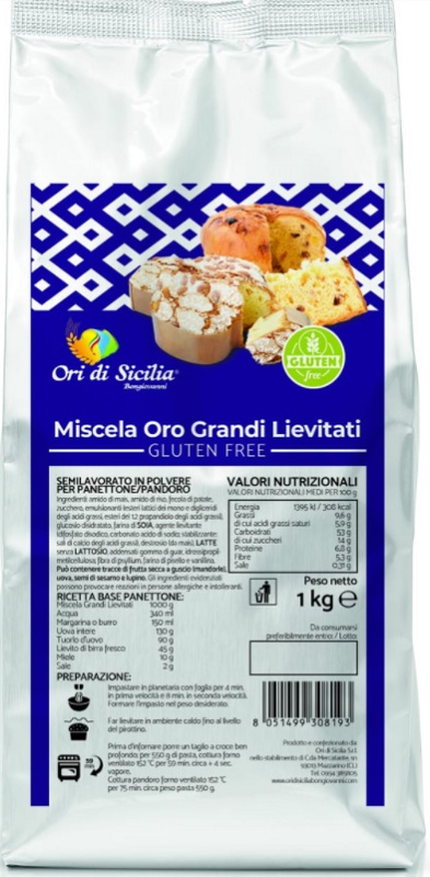 ORI DI SICILIA MIX ORO GRANDI LIEVITATI 1 KG - Farmastop