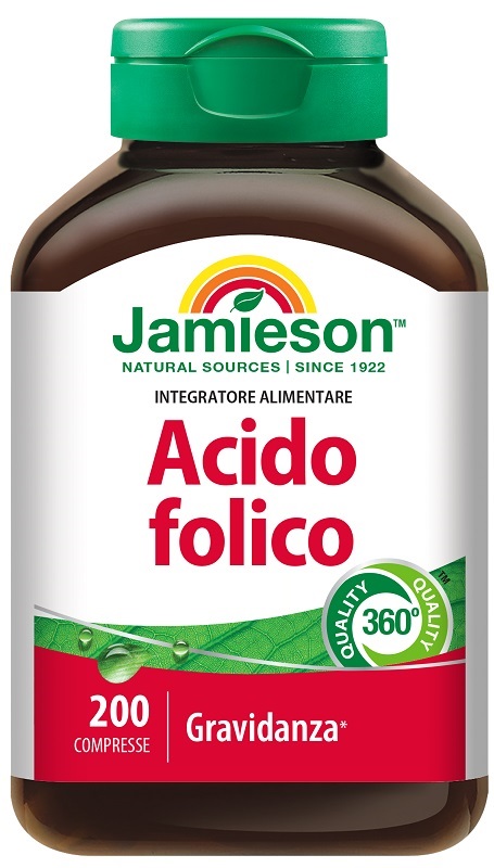 ACIDO FOLICO JAMIESON 200 COMPRESSE - Farmastop