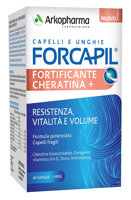 FORCAPIL FORTIFICANTE CHERATINA 60 CAPSULE - Farmastop