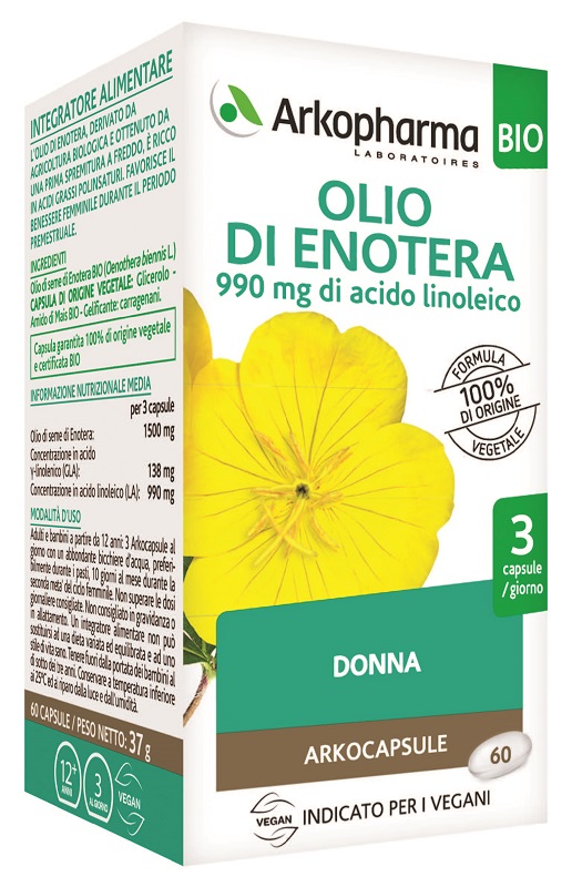 ARKOCPS OLIO ENOTERA BIO 60 CAPSULE - Farmastop