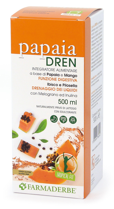 PAPAIA DREN 500 ML - Farmastop