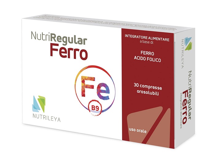 NUTRIREGULAR FERRO 30 COMPRESSE OROSOLUBILI - Farmastop