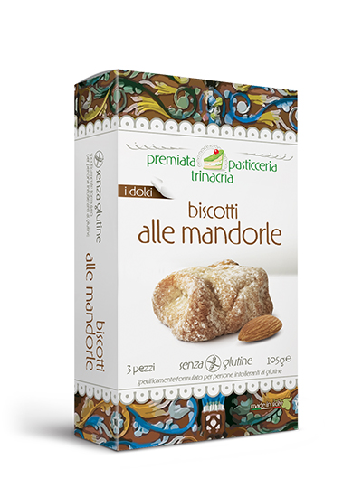 PREMIATA PASTICCERIA TRINACRIA BISCOTTO ALLE MANDORLE 5X10 G - Farmastop