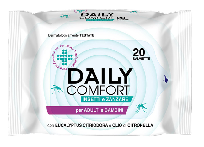 DAILY COMFORT ANTIZANZARE SALVIETTE 20 PEZZI - Farmastop