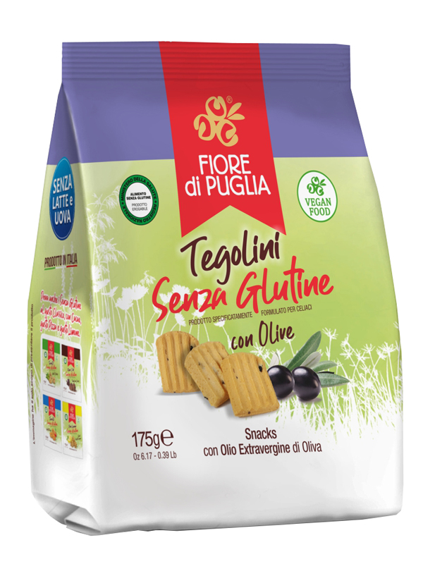 FIORE DI PUGLIA TEGOLINI CON OLIVE 175 G - Farmastop