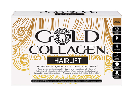 GOLD COLLAGEN HAIRLIFT 10 FLACONCINI DA 50 ML - Farmastop