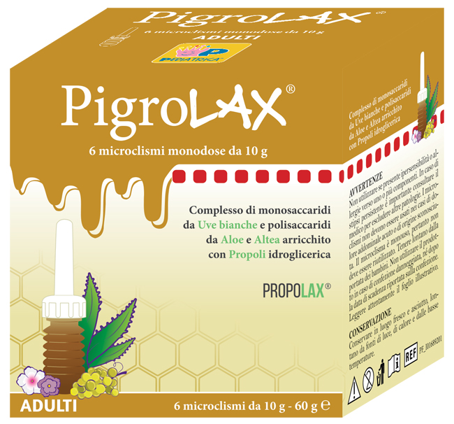 MICROCLISMA PIGROLAX ADULTI 6 X 10 G - Farmastop
