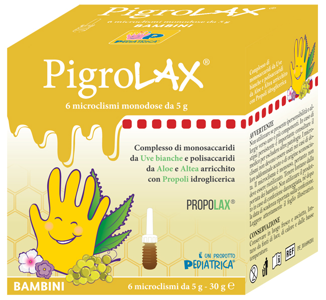 MICROCLISMA PIGROLAX BAMBINI 6 X 5 G - Farmastop
