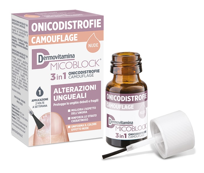 DERMOVITAMINA MICOBLOCK 3 IN 1 ONICODISTROFIE CAMOUFLAGE 8 ML - Farmastop
