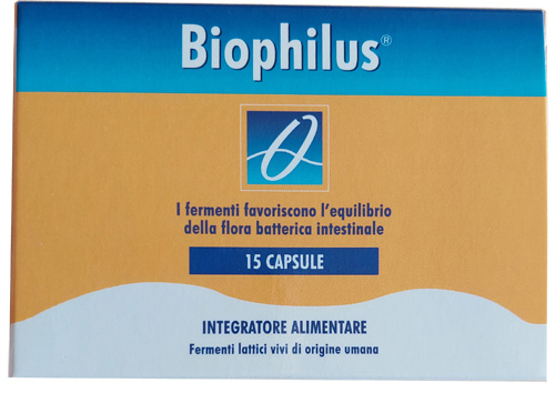BIOPHILUS 15 CAPSULE - Farmastop
