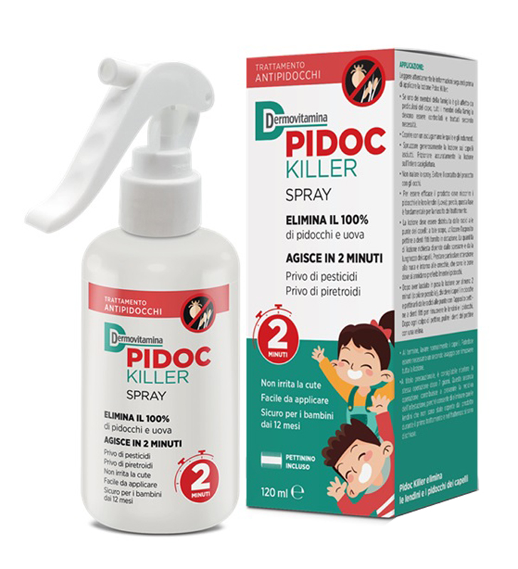 DERMOVITAMINA PIDOC KILLER SPRAY 120 ML - Farmastop